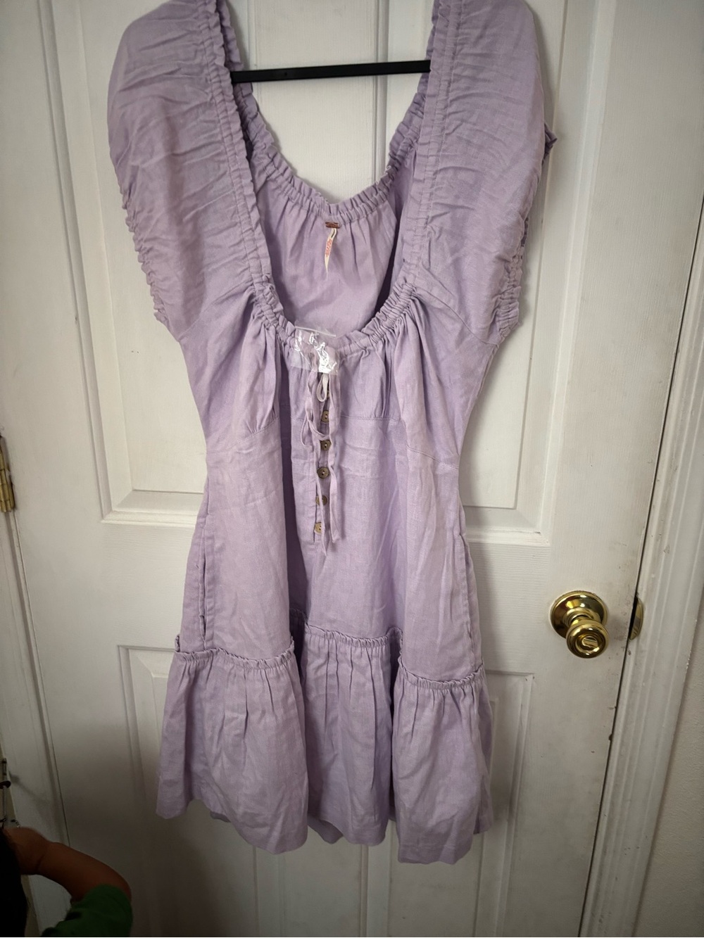 Free People Lavender Tiered Midi Dress NWOT